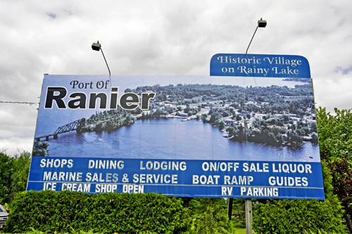 Port of Ranier sign
